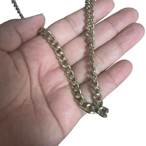 Mary Frances Blue Beaded Mystic Flap Crossbody Bag Gold Chain Crossbody - Picture 7 of 16